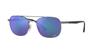 Sunglasses 0RB3670CH Grey Mirror Blue Size 54 Ray-Ban Men's Gunmetal/Polar Lens,
