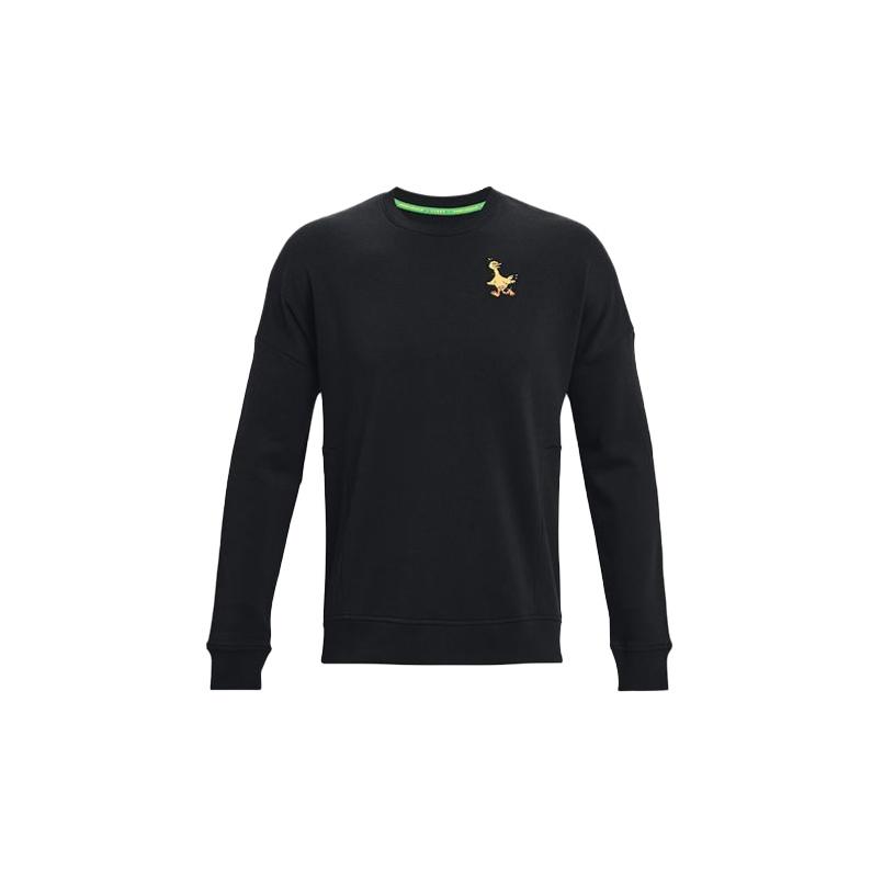 Under Armour Curry X Sesame Street Big Bird Graphic Fleece Pullover Hoodie Men Tops Black 1369617-001