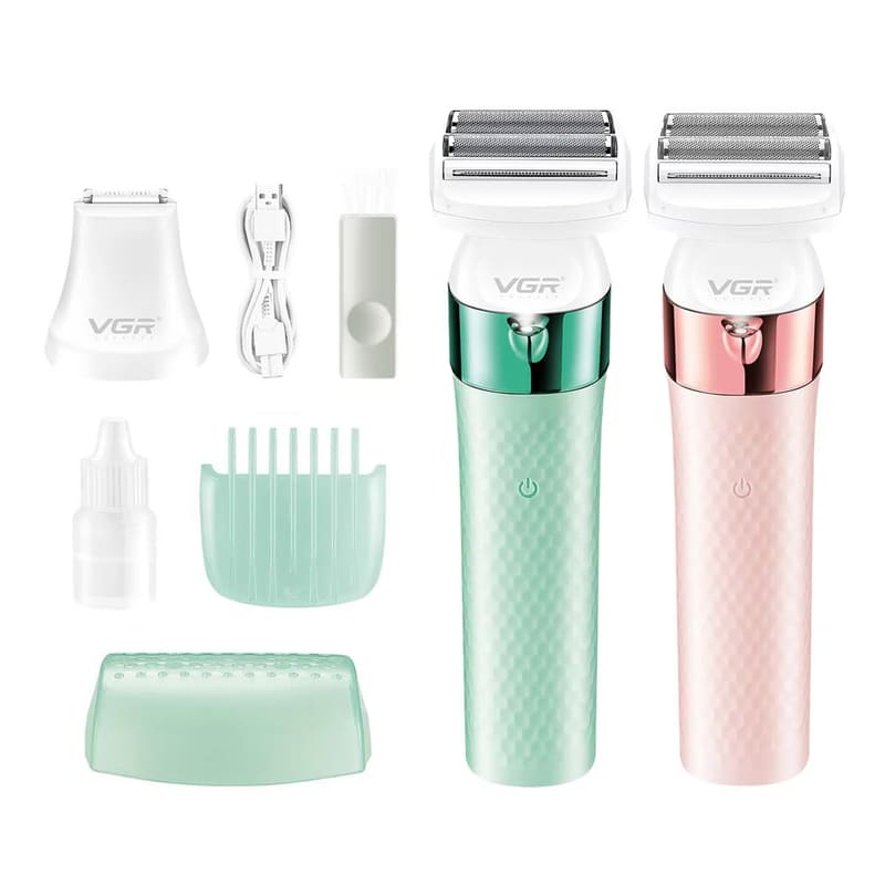 Hochwertiger und langlebiger Rasierer IPX7 Wasserdichter Rasierer Haushalts-Trimmer für Frauen Dual-Purpose Tragbar Sicher und hygienisch Schädigt die Haut nicht