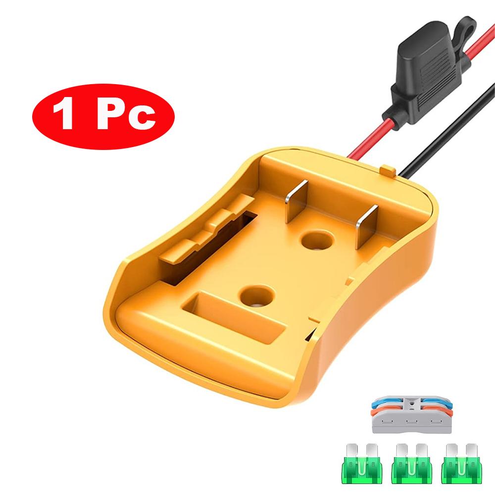 1/1 Packs Power Wheel Adapter for Dewalt 11V Battery Adapter Power Wheel Battery Converter Kit with Fuses & Wire Terminals