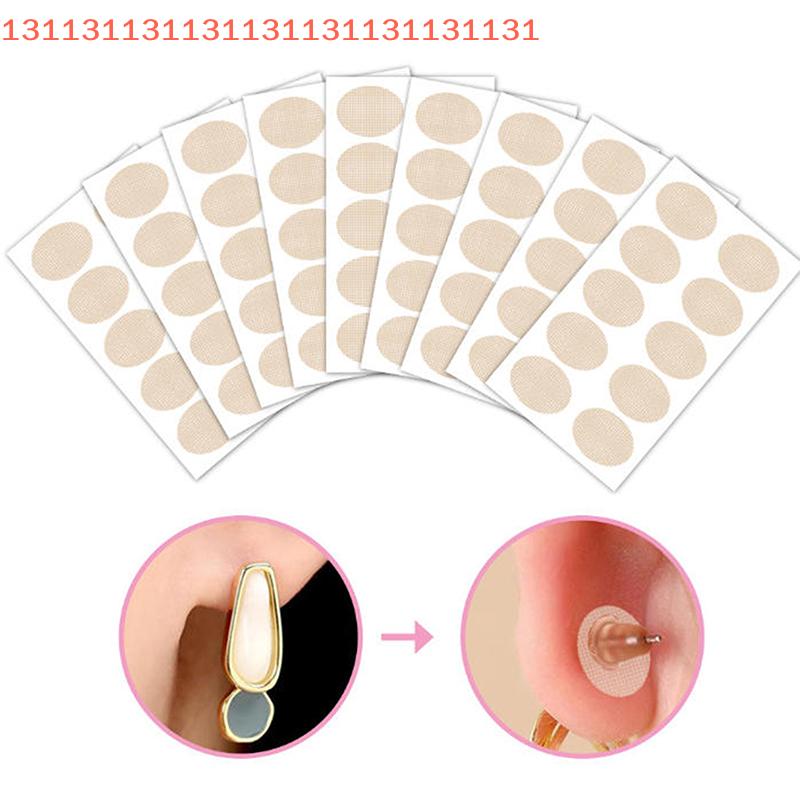 10-500pcs Prevent Stretching/Tearing Protective Stickers for Daily Wear Strain Relief Nude/Transparent Earlobe Support Patches