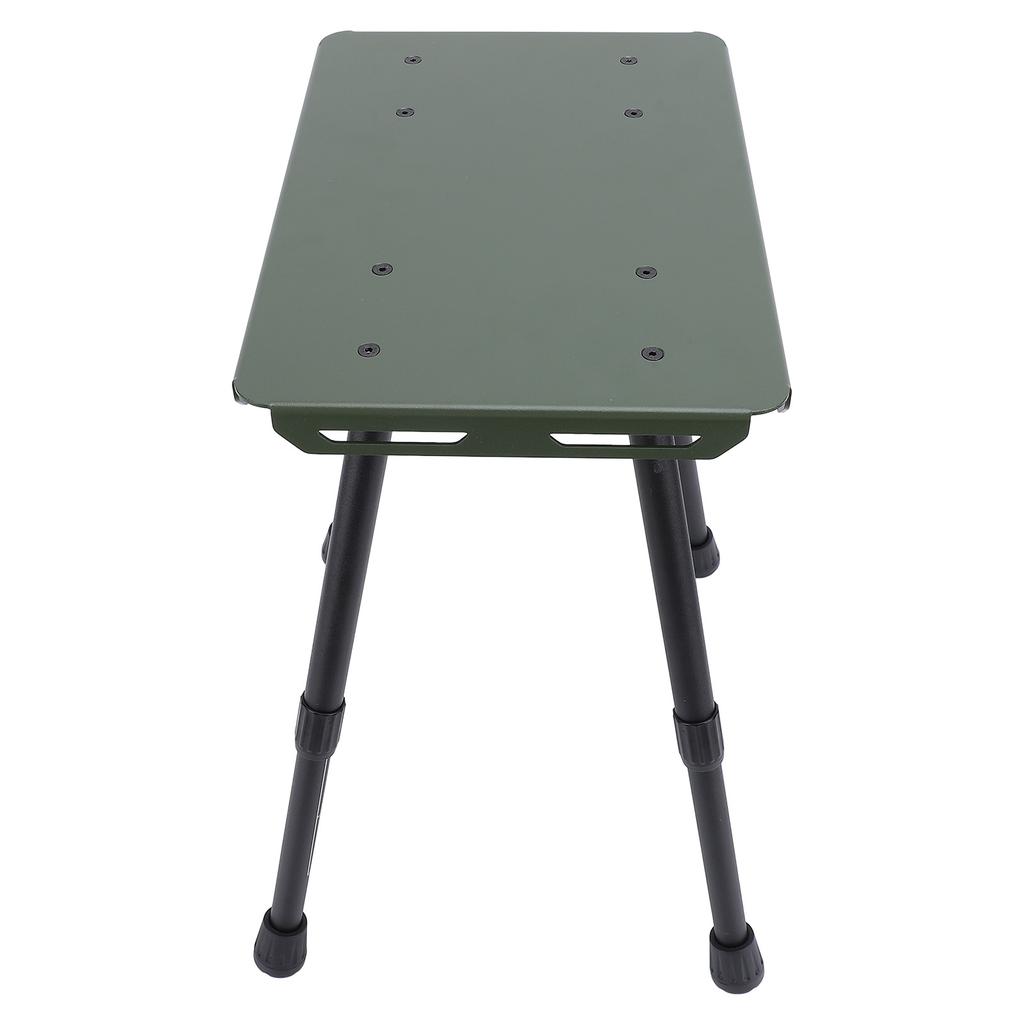 Camping Stool Folding Aluminum Alloy Oxford Cloth Lightweight 330.7lb Load Bearing Height   with Storage Bag Fishing Stool for Outdoor