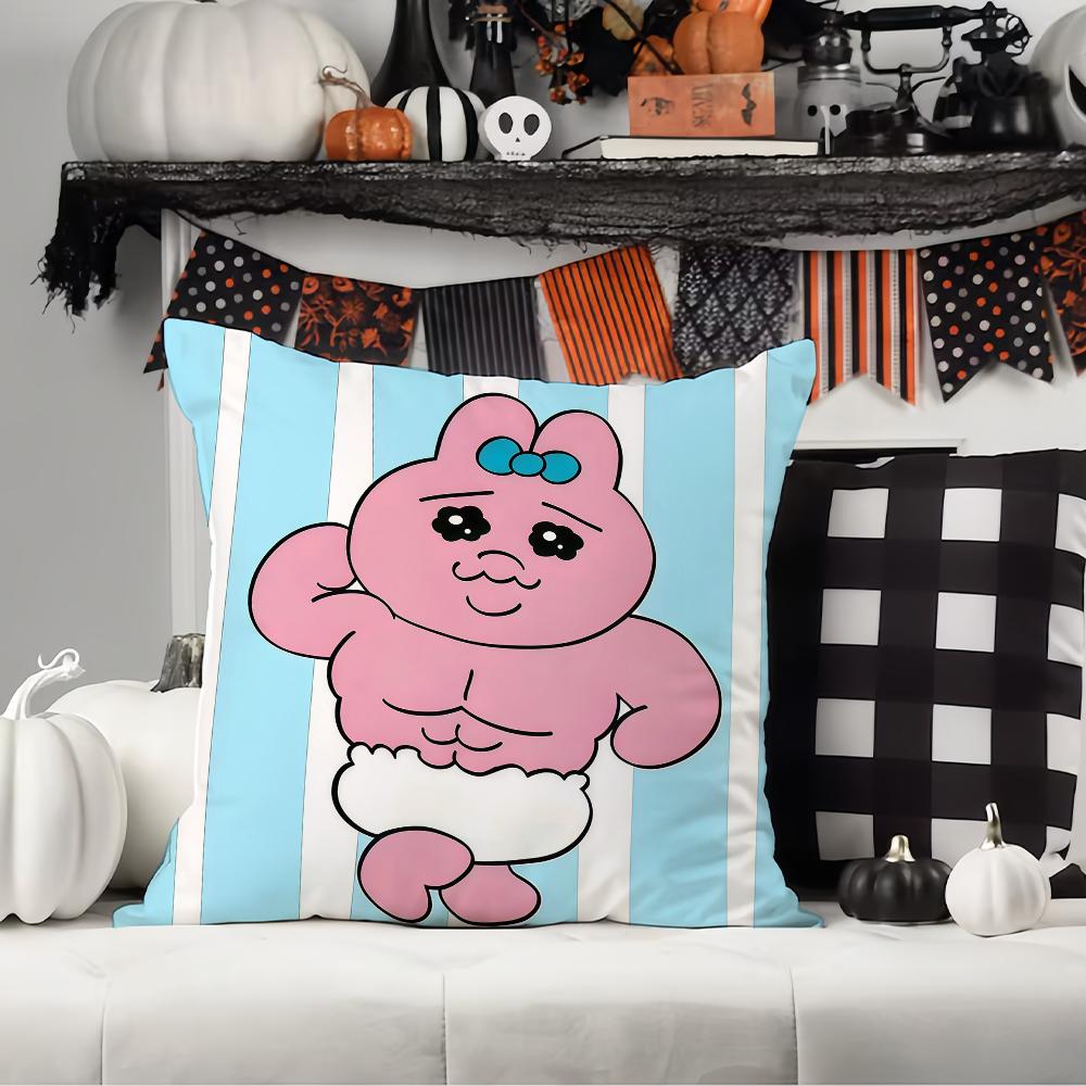 Cartoon Cute O-Opanchu U-Usagi Pillow Case Office Cushions Suitable For Sofa Car Bedroom Decorative Cushion Cover