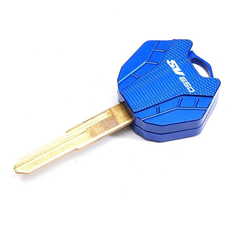 For SUZUKI SV650 S SV 650 SV650S SV1000 Motorcycle Accessories CNC Auminium Keychain Key Case Shell Cover Chain