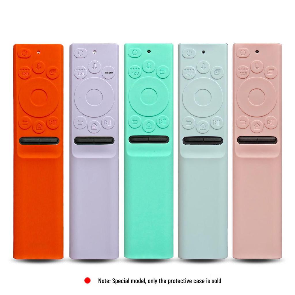 Samsung Remote Control Protective Case - Thickened Soft Silicone, Full Coverage, Anti-drop, Solar TV Compatible BN59-01365