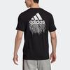 Adidas Logo Print Round Neck Short Sleeve Training T-Shirt Men Tops Black GD5920