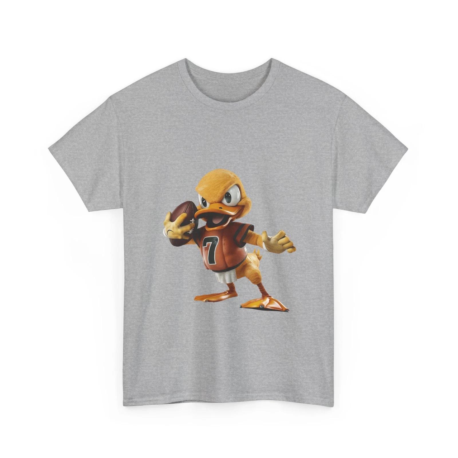 Cartoon Football Duck Tee | Vintage Sports MascoT-Shirt M