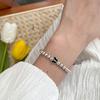 925 Sterling Silver Simple Design Bracelet Butterfly Love Heart Round Beads Hand Jewelry Women Fashion Exquisite Gifts