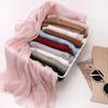 Shimmer Silk Hijab Scarf For Women Crinkle Hijabs  Diamond Luxury Medine Silk Veil Muslim Women Shiny Shawl Turban Bandana