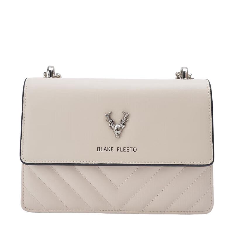 PLOVER Fashion Deer Head White Crossbody Bag Small