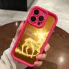Ae121 Merry Christmas Santa design art Phone Cases for iPhone 16 14 13 11 Pro Max 15 7 8 6 Plus 12 mini XR XS Max SE Angel Eye Ladder Protective Cover