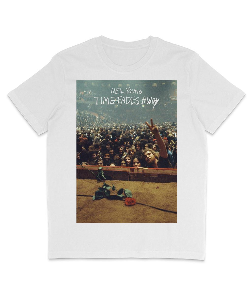 Neil Young - Time Fades Away - 1973 - Organic T-Shirt Mens Womens Tees Top - Country - Folk 2XL