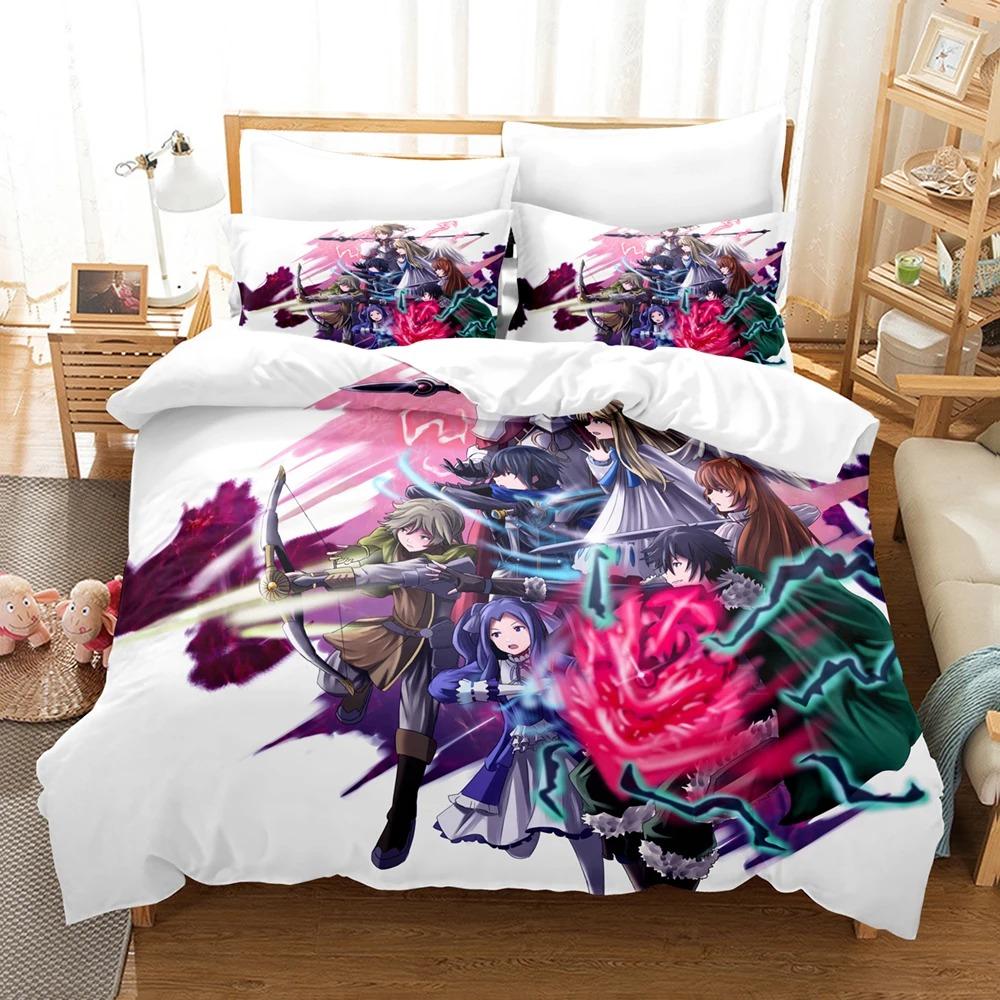 

3D The Rising Of The Shield Hero Bedding Sets Duvet Cover Set With Pillowcase Twin Full Queen King Bedclothes Bed Linen 70x133cm 2pcs