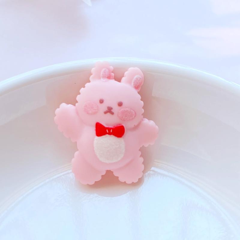 10Pcs New Cute Cartoon Animal Flat Back Cabochon Scrapbooking Hair Bow Center Embellishments DIY Accessories