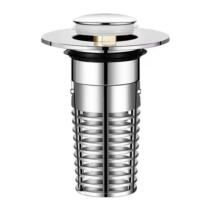 Universellt fotmanövrerat golvbrunn för badrum - Översvämningsskydd, Luktskydd, Täppskydd, Backflödesskydd