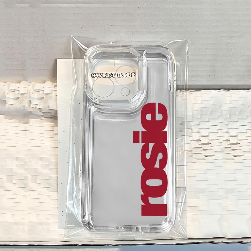 Korea R-ROSIE Park Choi Young Suitable Phone Case For iPhone 11 15 12 13 14 16 Pro Max X XR XS Max 7 8 Plus 16E Anti Drop Cover iPhone X XS
