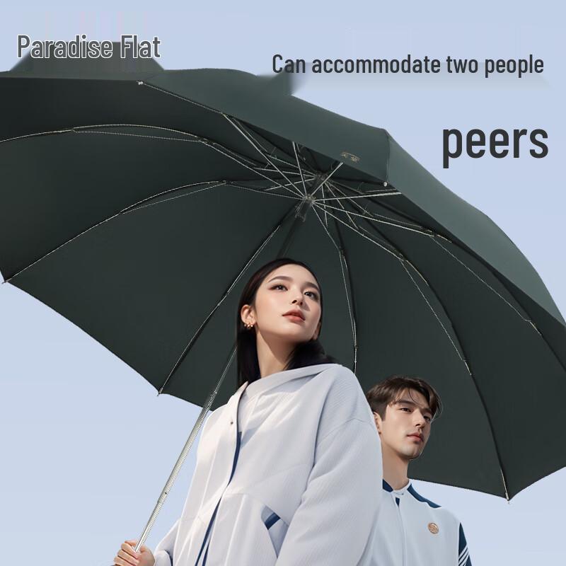 Paradise Large 10-Rib Windproof Tri-fold Umbrella