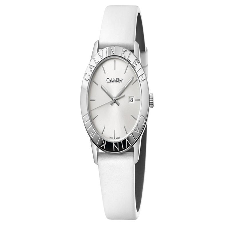 CALVIN KLEIN watch quartz movement leather