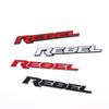 Personalized 3D Metal Car Sticker Rebel Letter Car Decal Self-Adhesive Letter Badge Stickers Car Exterior Decor Accessories