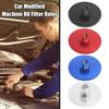 Aluminum 1/2-28 To 3/4-16 X 2.5 DIA - Automotive Threaded Adapter Fuel Trap Connector Filter Filter Car Solvent Oil X7X5