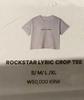 [USED] BLACKPINK Lisa Korea Limited Pop-up CROP T-shirt L size