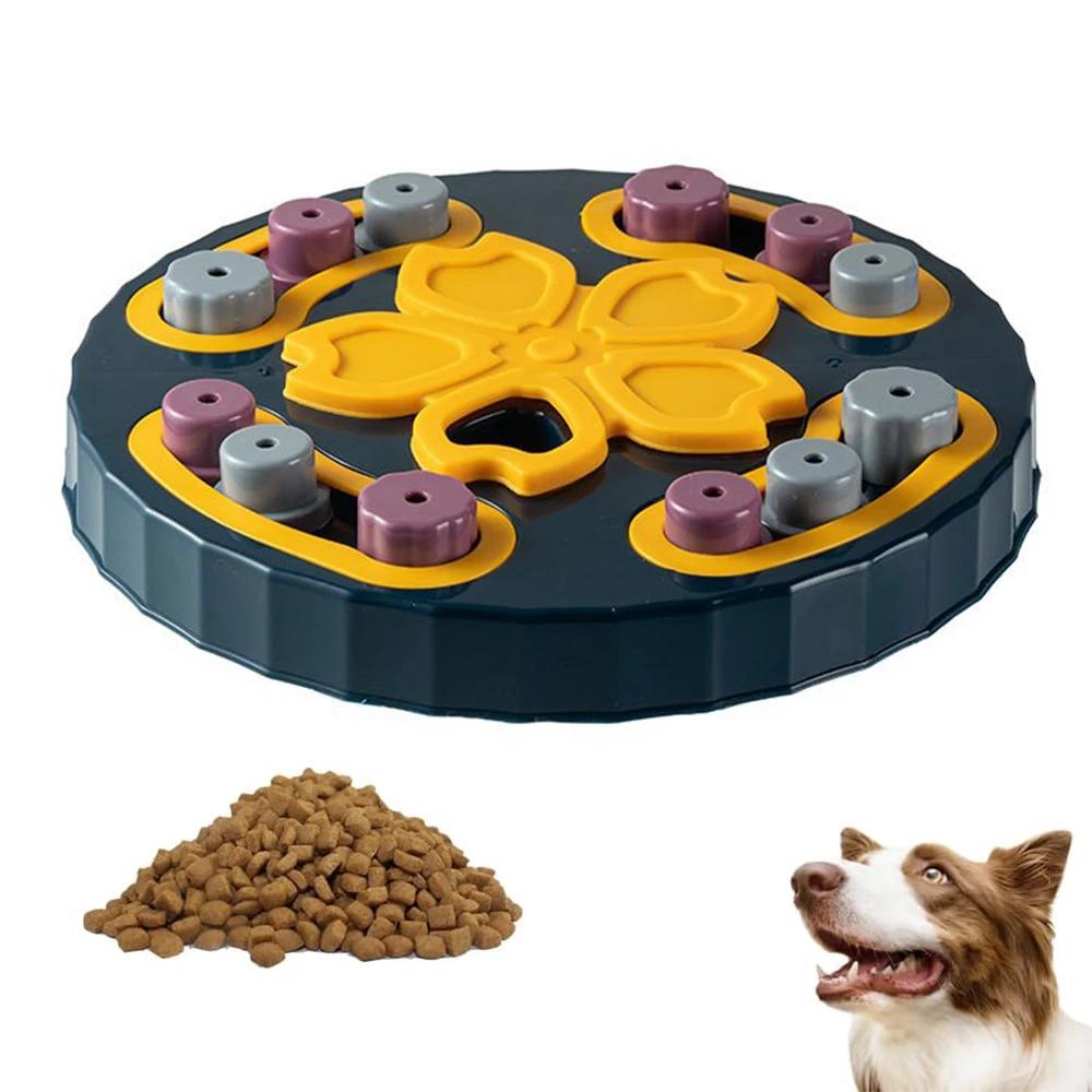 Cat Dog Puzzle Slow Food Toys Increase Puppy IQ Consuming Energy Feeder Cats Dogs Slow Food Bowl Training Game Pet Supplies