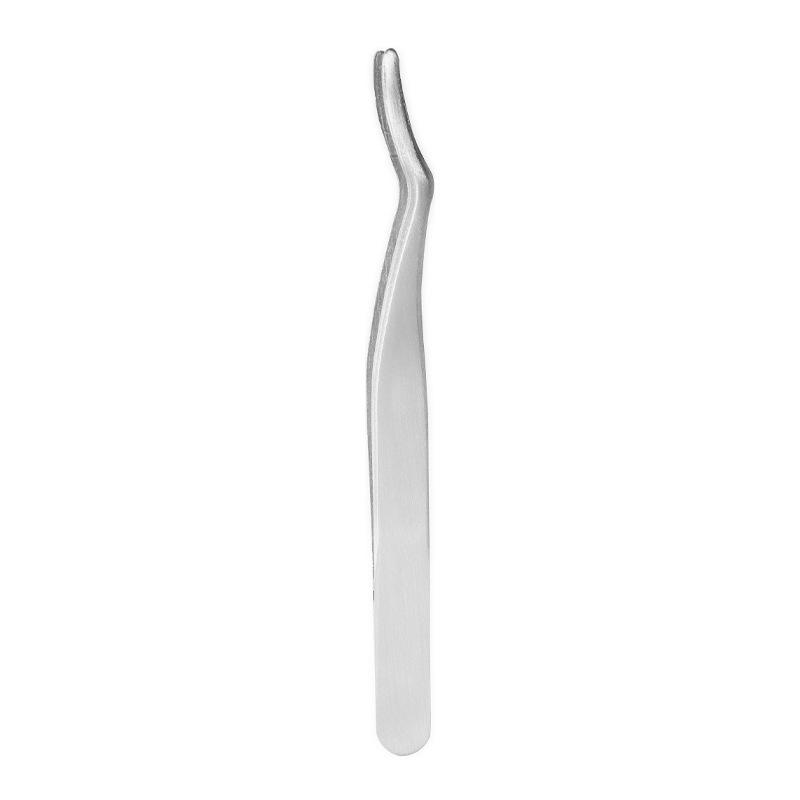 Stainless Steel Angled Eyebrow Tweezers: Multipurpose Makeup Tool for Eyelash Removal and Repair