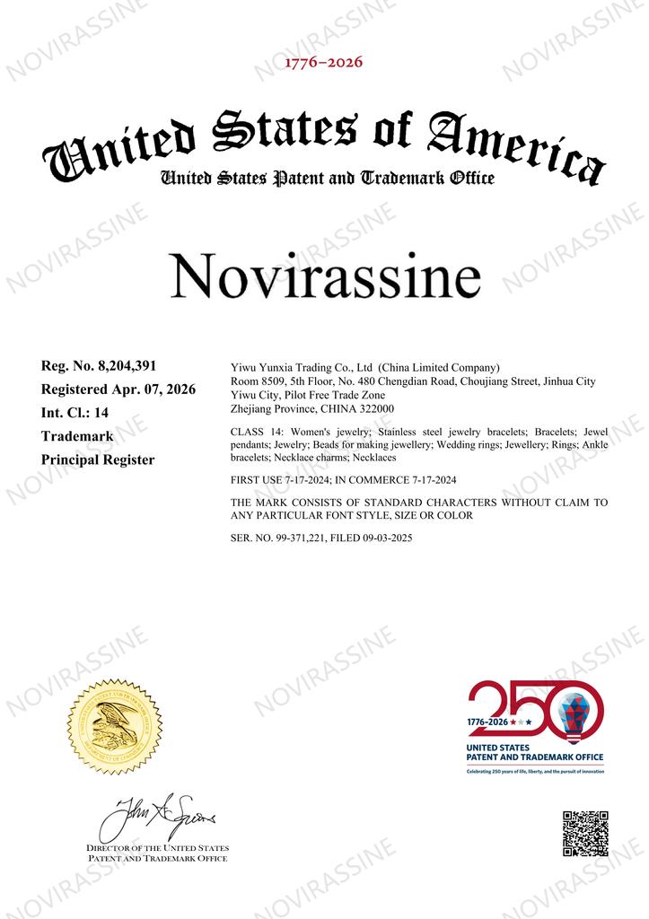 Novirassine Aesthetic Y2K Luxury Non Tarnish Waterproof PVD Gold Stainless Steel Four Leaf Clover Flower Link Bracelet for Women