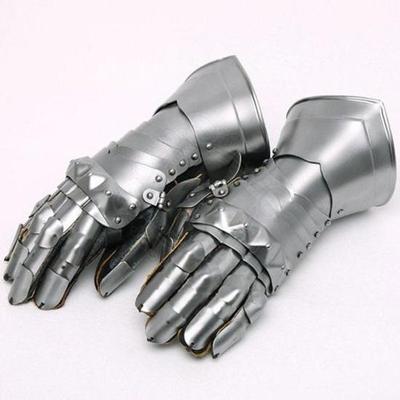 Medieval Knight Armor Gloves Warrior Gauntlets Combat Gauntlet Metal Hand Glove Medieval Flared Cuff Gauntlets Metal Gloves Halloween Gift