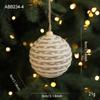 Exquisite Foam Ball Christmas Tree Ornaments 8CM Shatterproof Xmas Tree Hangings Pendant Xmas Decorations DIY Christmas Ball