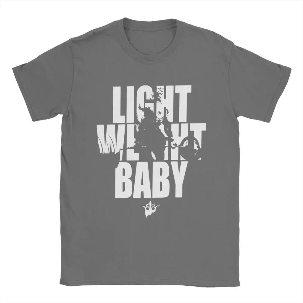 Leichtes Baby Ronnie Coleman Herren-T-Shirt, einzigartiges T-Shirt, kurzärmelig, Rundhalsausschnitt, Baumwolle, Geburtstagsgeschenk, Kleidung