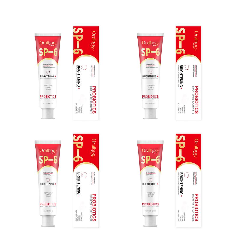 Sp-6 Probiotic Toothpaste Whitening Clean Teeth Remove Plaque Stain Reduce Yellow Fresh Breath Dental Brighten Oral Hygiene Care