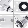 6AN Transmission Line Adapter Plate For 6L80E 8L90E With Aerospace Aluminum Construction And Customizable Fittings