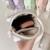 Gifts Bow Small Square Bag Large Capacity Portable Earphone Storage Bag Compartment Travel Cosmetic Bags