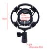 Shock Mount Holder Studio Recording Bracket For Large Mic Clip Black