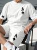 2026 Sommer Herren Sportbekleidung Kurzarm T-Shirt Anzug Zweiteiler Outdoor Reisekleidung Übergroße Herren Shorts Trainingskleidung