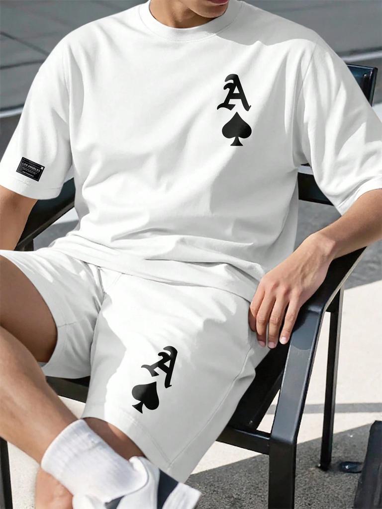 2026 Sommer Herren Sportbekleidung Kurzarm T-Shirt Anzug Zweiteiler Outdoor Reisekleidung Übergroße Herren Shorts Trainingskleidung