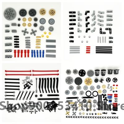 Technical Parts Liftarm Beams Conector Gear Pin Link Wheel MOC Bricks Compatible All Brands High-Tech Assemble Building Blocks