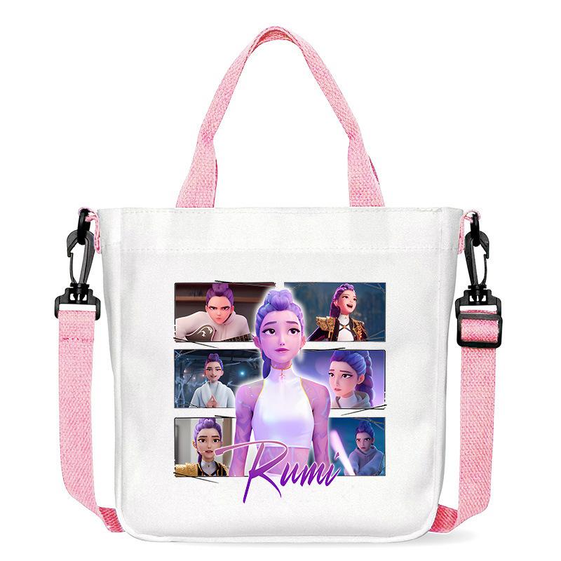 KPop Demon Hunters Anime Women's Crossbody Pouch Aesthetics KPop Demon Hunters Shoulder Bags Korean Fashion Messenger Pouch
