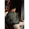 Giacca da pilota militare Normanlong MA1: Giacca da baseball Air Force classica da uomo, spessa, autunno-inverno