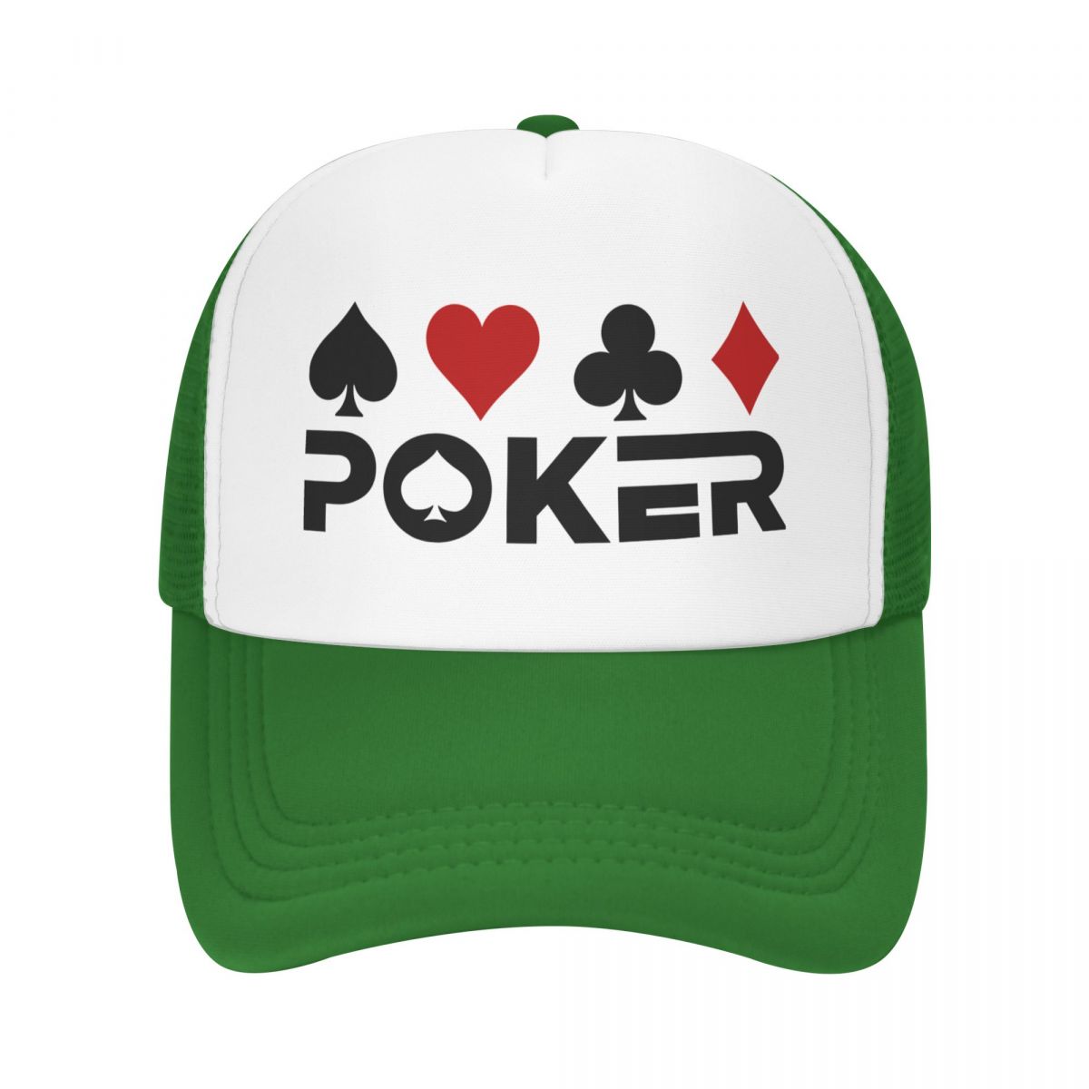 

Бейсболка для гральних карт, покеру, жінки, чоловіки, дихаюча карткова гра, подарунок, капелюх для водія вантажівки, спортивні літні капелюхи, кепки з застібками Trucker Hat