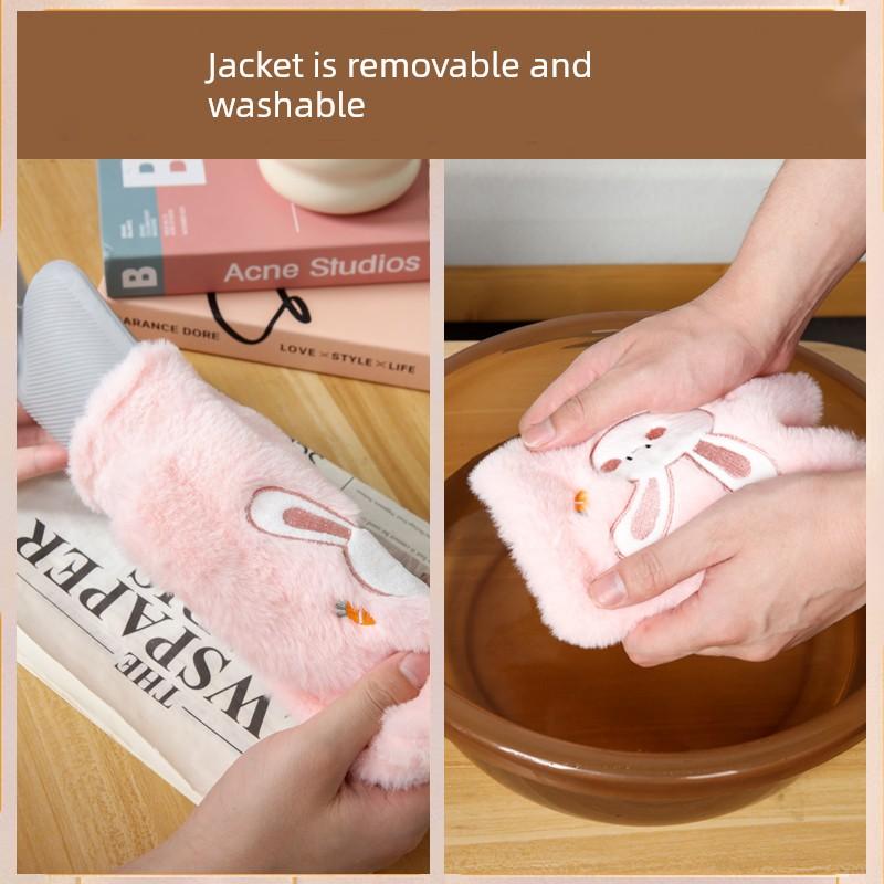 Hot Water Bottle for Children, Small Size, Mini Portable, for Girls, for Hot Compresses, Specifically for Warming the Stomach, Refillable Warm Water