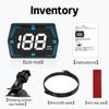 Car Speed Measuring Head-Up Display Digital Speedometer GPS Position Compass HUD KM/H Speed Gauge For Universal Truck Vehicles