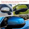 for HAVAL Jolion 2026 2025 2024 2023 2022 2021 Rearview Mirror Sticker Trim Deco Protector Stainless Steel Accessories