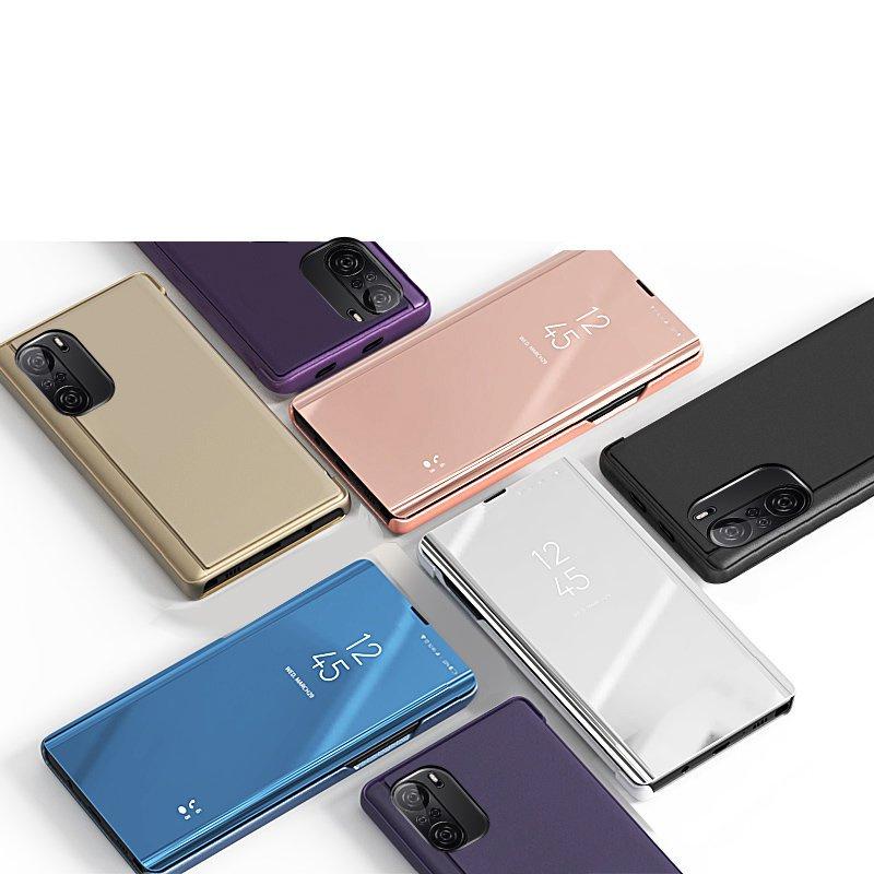Xiaomi Redmi K40 Pro+ / K40 Pro / K40 / Poco F3 Blue Flip Cover - Premium Clear View Case