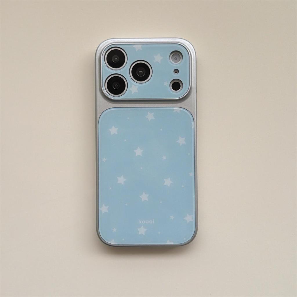 Large Window Star Anti-Fall Phone Case for iPhone 14/13 Pro Max