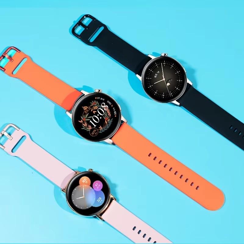 20mm/22mm Band for Amazfit GTS/2/2e/3/4 GTS2 Mini/GTR 4/3/Pro/47mm/GTR2/2e/stratos 2/3 Silicone Bracelet Amazfit Bip
