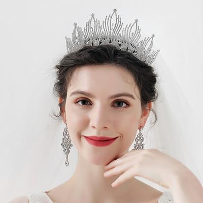 Korean Princess Crown Fashionable Retro Bridal Hair Accessories Luxurious Atmosphere Wedding Full Of Alloy