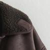 Damen Neuer Herbst und Winter Lockerer Pelz Einteilige Warme Baumwolljacke