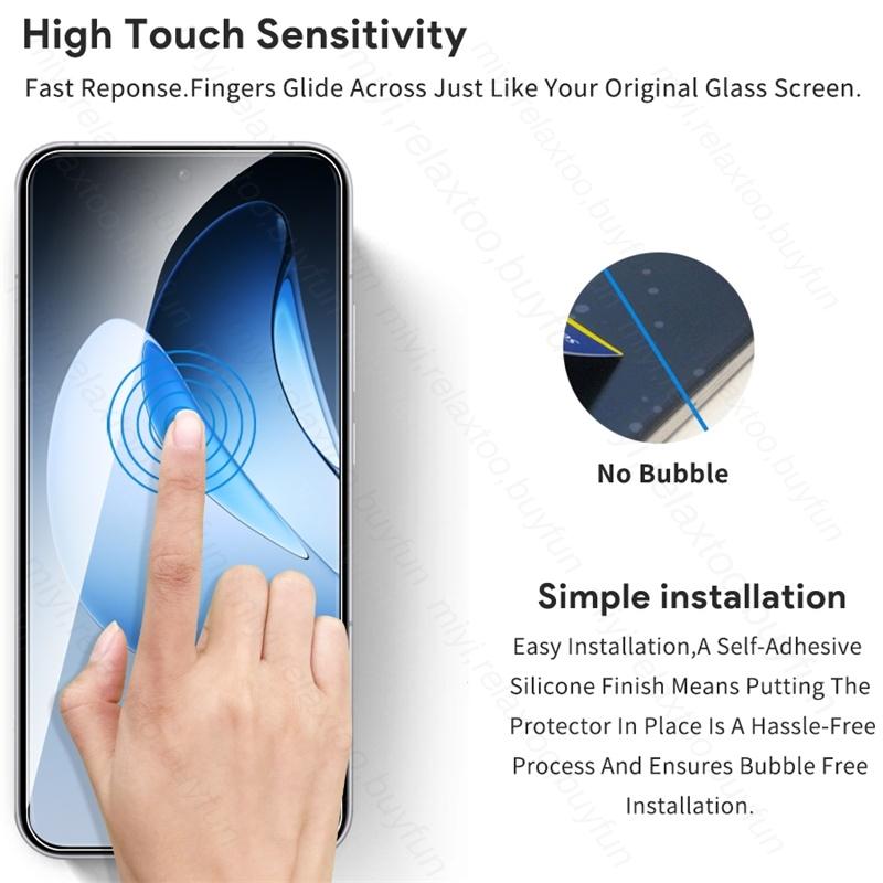 5Pcs 9H Screen Protector For Oppo Reno 14 13 FS F 5G HD Crystal Tempered Glass Reno14 Reno13 Reno14FS Reno13FS Reno14F Reno13F